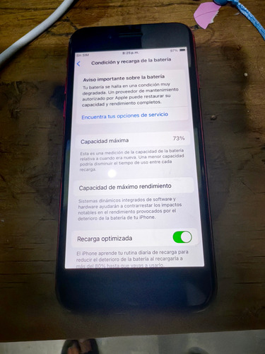 Apple Iphone Se (2da Generación) 128 Gb - (product)red Att Rojo (Usado)