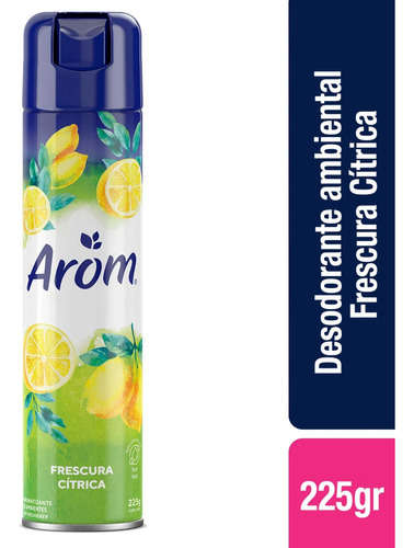 Arom Desodorante Aerosol Frescura Citrica 225g