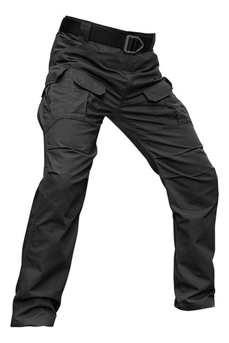 Pantalones Cargo Tácticos Militares De Algodón Elástico, Pan