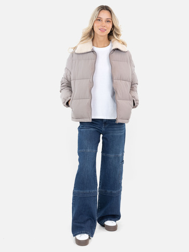 Parka Selva Rosado Mujer Maui And Sons