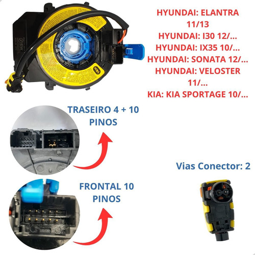Cinta Airbag Hard Disc Sonata Veloster Elantra 2011 A 2014