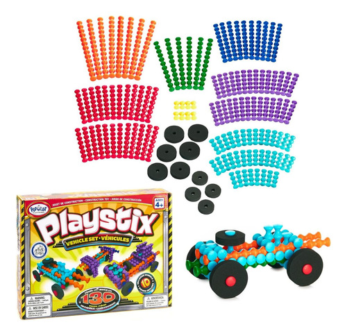 Popular Playthings Playstix Starter Set Construcción De De