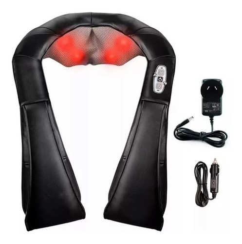 Imagen 1 de 9 de Masajeador Portátil De Cuello Hombros Terapia Calor Espalda