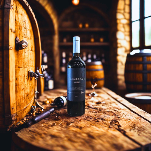 Vino Tinto Alambrado Malbec 750ml C/estuche Argentina