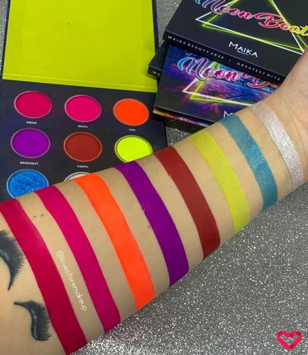 Imagem 4 de 4 de Paleta De Sombras Neon Beats - Maika Beauty
