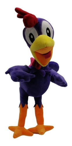 Imagen 6 de 6 de Peluche De Gallo Gallito De Colores Gallo