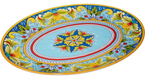 Set Platos Vajilla Melamina 2 Piezas 35.56 Cm Redond 3167347
