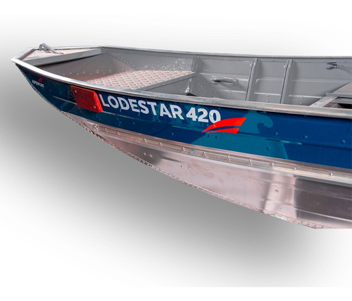 Bote Aluminio Lodestar 420 Nautica Pesca Travesia Lanchas