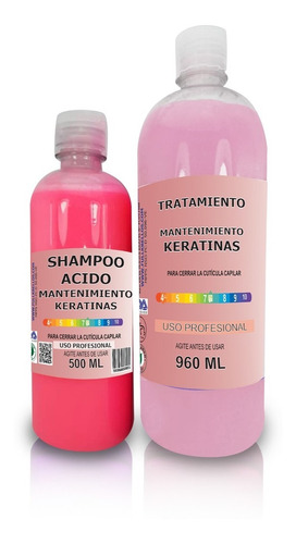 Post Tratamiento Keratina Shampoo+balsa 