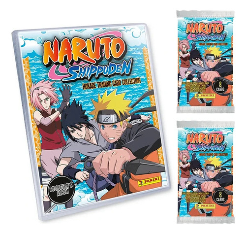 Coleccionador Naruto Shippuden + 6 Sobres + 3 Carta Ed Limit