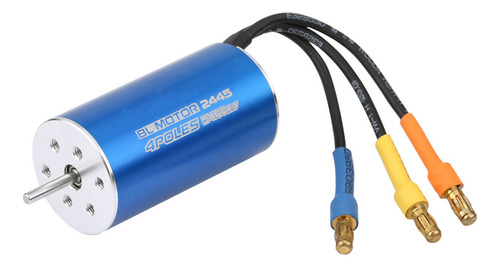 Motor De Coche 2445 5400 Kv, 4 Polos, Sin Sensor, Sin Escobi