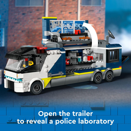 Camión Móvil De Laboratorio Criminalístico Lego City Police