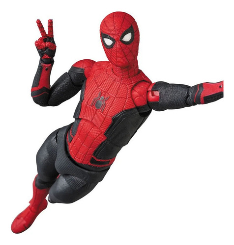 Figura De Acción Mafex 113 Spiderman Lejos De Casa