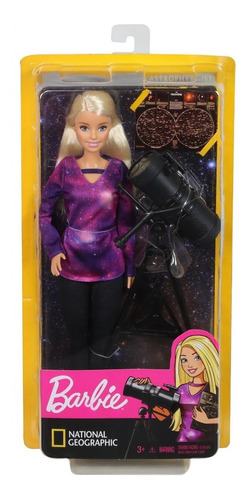 Barbie Muñeca Astrofísica De National Geographic Accesorios
