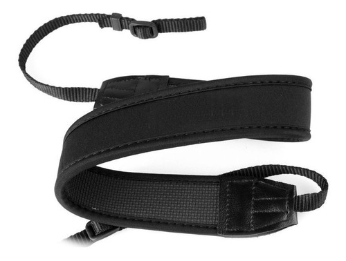 Imagem 4 de 6 de Alça Neoprene Preta, Neck Strap, P/ Camera Nikon, Canon Sony