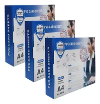 Comprar Kit 50 Placas Pvc A4 + 100 Folhas Imprimíveis Para Crachá