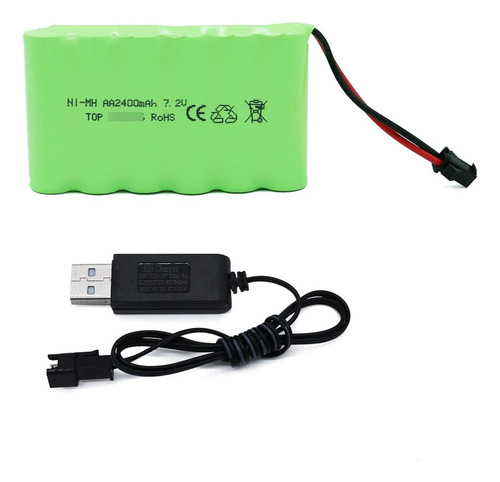 Batería Recargable Nimh 7,2 V Para Coche Rc Y Vehículos