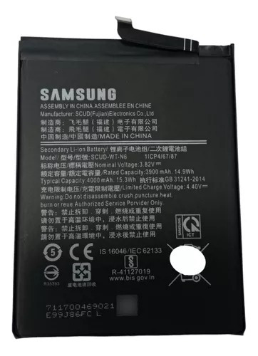 Bateria Samsung A10s A20s Scud-wt-n6 Nueva