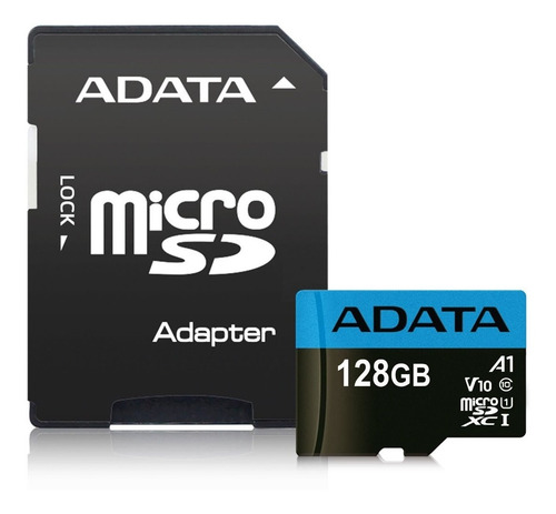 Imagen 2 de 3 de Memoria Micro Sd Adata 128gb U1 Clase 10 85mbps Uhs-i Fullhd