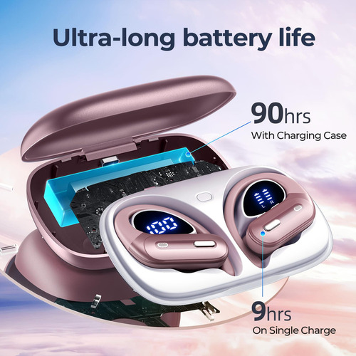 Fones De Ouvido Sem Fio Ofnex X19 Bluetooth 5.3 90 Horas De