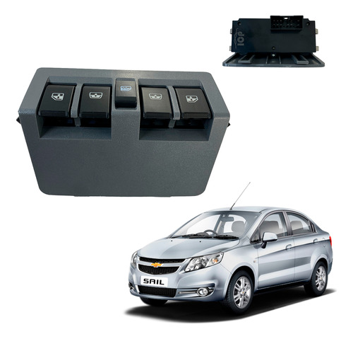 Switch Elevavidrio Principal Chevrolet Sail 11 Pines 