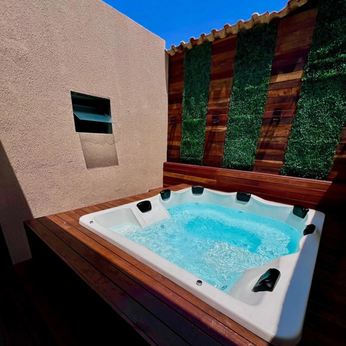 Spa 7 Lugares Completo Com Aquecedor, Cromoterapia E Ozônio