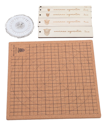 Kit De Tablero De Macramé De 11.8 X 11.8 Pulgadas, Rejillas