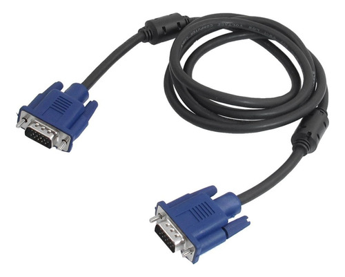 Cable Vga Macho X1.5 Metros Para Monitor De Pc 2 Filtro