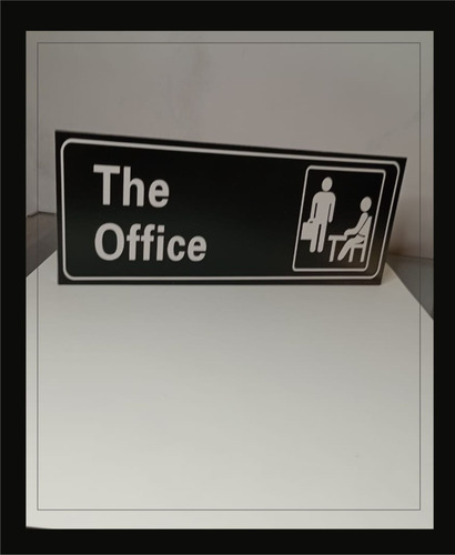 Cuadro The Office Placa Serie Tv Show 10x30cm Michael Scott