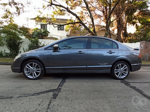 Honda Civic Si 2.0 I-vtec 200 Hp 2008 Cuero Gris Impecable