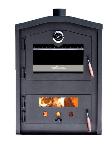 Imagen 5 de 8 de Combo Horno Tromen Leña Trh Apoyo+termo Lusqtoff Tl1-9 Cuota