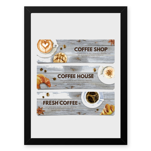 Imagem 1 de 1 de Quadro Graos Cafe Fresh 23x33 Cm