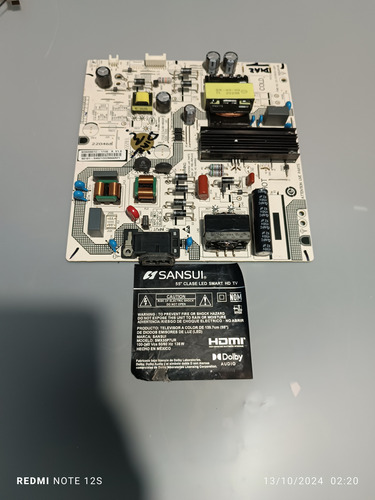 Fuente Para Pantalla Sansui Modelo Smx55p7ur (Usado)