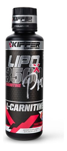 Carnitina Líquida Lipo X 3500 Pro Sabor Fruit Punch