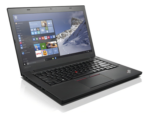 Notebook Lenovo T460s Core I5 6ta 8 Gb Ram 256 Ssd Ultraslim Color Negro - Excelente (Reacondicionado)