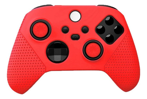 Capa Xbox Series S X Capas De Controle 1 Par Grips Analogico Cor Vermelho