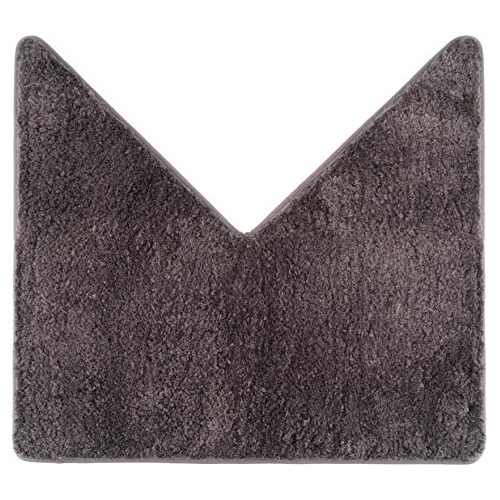 Bath Mat For Corner  S, Made Of Microfiber, With Non-sl...