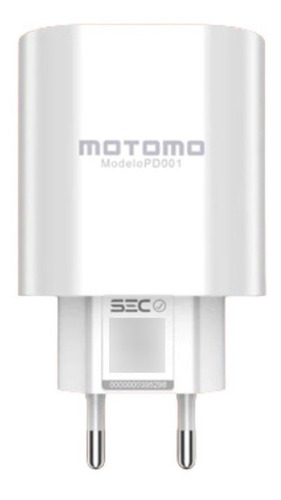 Adaptador De Cargador Usb-c Qualcomm 3.0 20w Motomo Pd-001