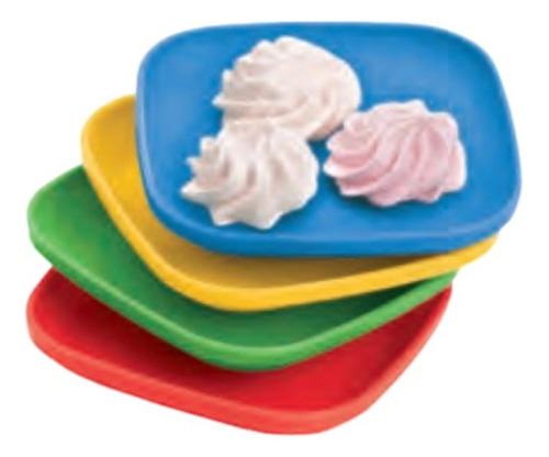 Platos De Colores Para Niños Tupperware 