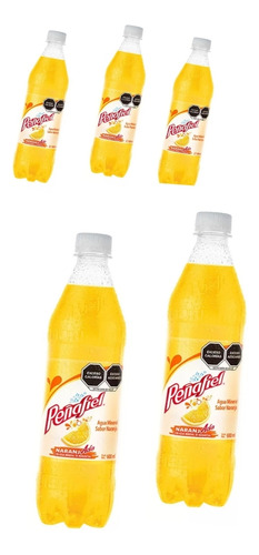 Agua Mineral Peñafiel Adas Sabor Naranjada 600 Ml 5pzs