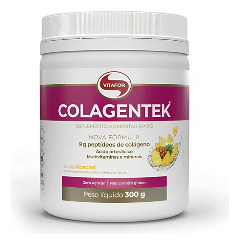 Colagentek - 300g Abacaxi - Vitafor