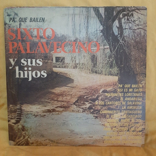 Vinilo Sixto Palavecino Y Sus Hijos Pa Que Bailen F2