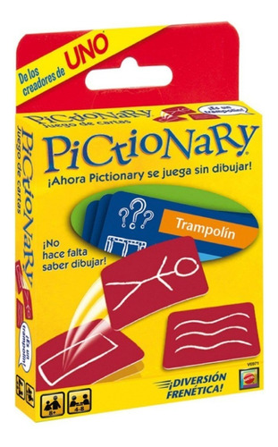 Pictionary Cartas Original Ruibal Mattel Oficial 