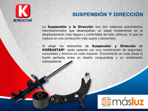 2- Amortiguadores Gas Traseros Spark 2016/2017 Koreastar