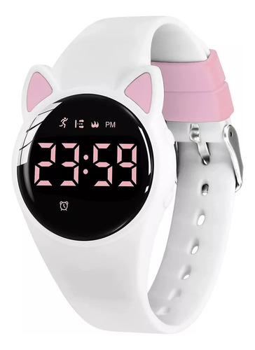 Reloj Digital Infantil Deportivo A Prueba De Agua Kawaii