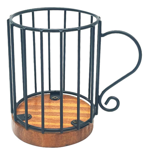 Soporte Para Filtro De Café, Caja De Hierro Para B Negro