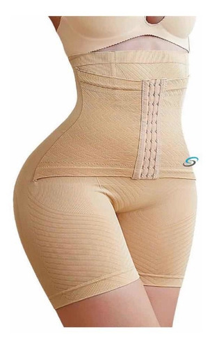 Imagen 5 de 10 de Panty Faja Short Reductora Moldeadora Doble Compresión G 114