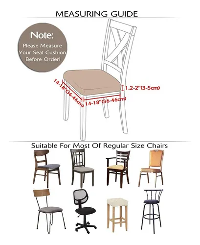 F 6 Fundas For Sillas De Comedor, Fundas For Asientos De