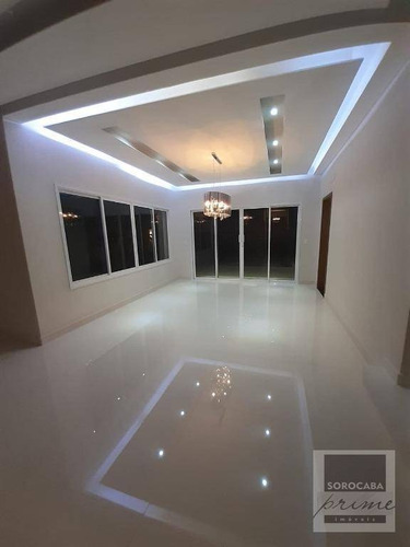 Imagem 5 de 30 de Sobrado Com 4 Dormitórios À Venda, 395 M² Por R$ 2.200.000 - Alphaville Nova Esplanada I - Votorantim/sp, Próximo Ao Shopping Iguatemi. - So0173