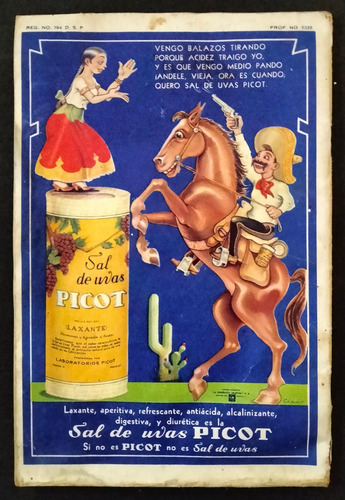 Cancionero Picot Edición Del Año De 1937 (Usado)
